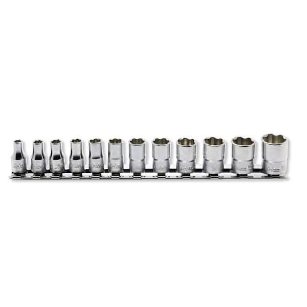 Ko-Ken Socket set 4-14mm Surface 200mm 12 pieces 1/4 Sq. Drive, RS2410M/12 RS2410M/12 - main